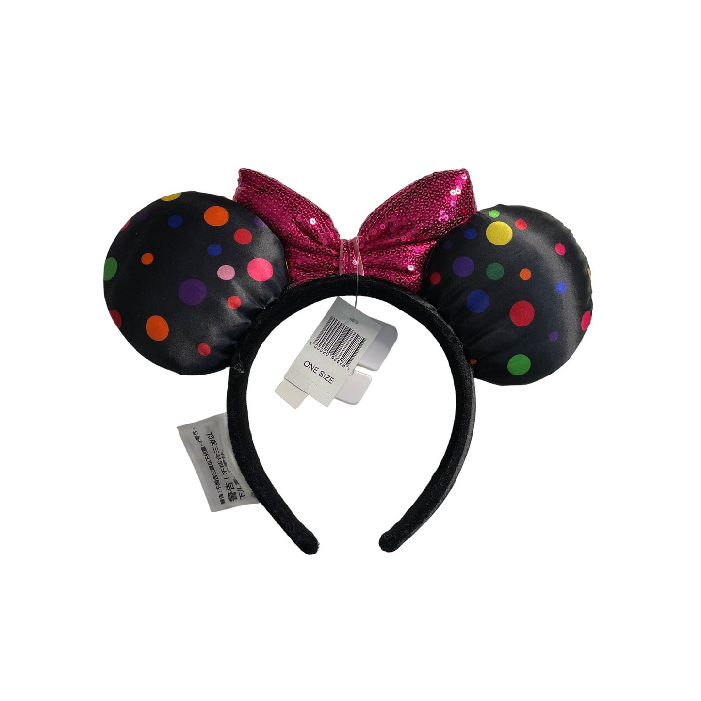 Disney Parks Minnie Mouse Colorful Poka Dot Ears