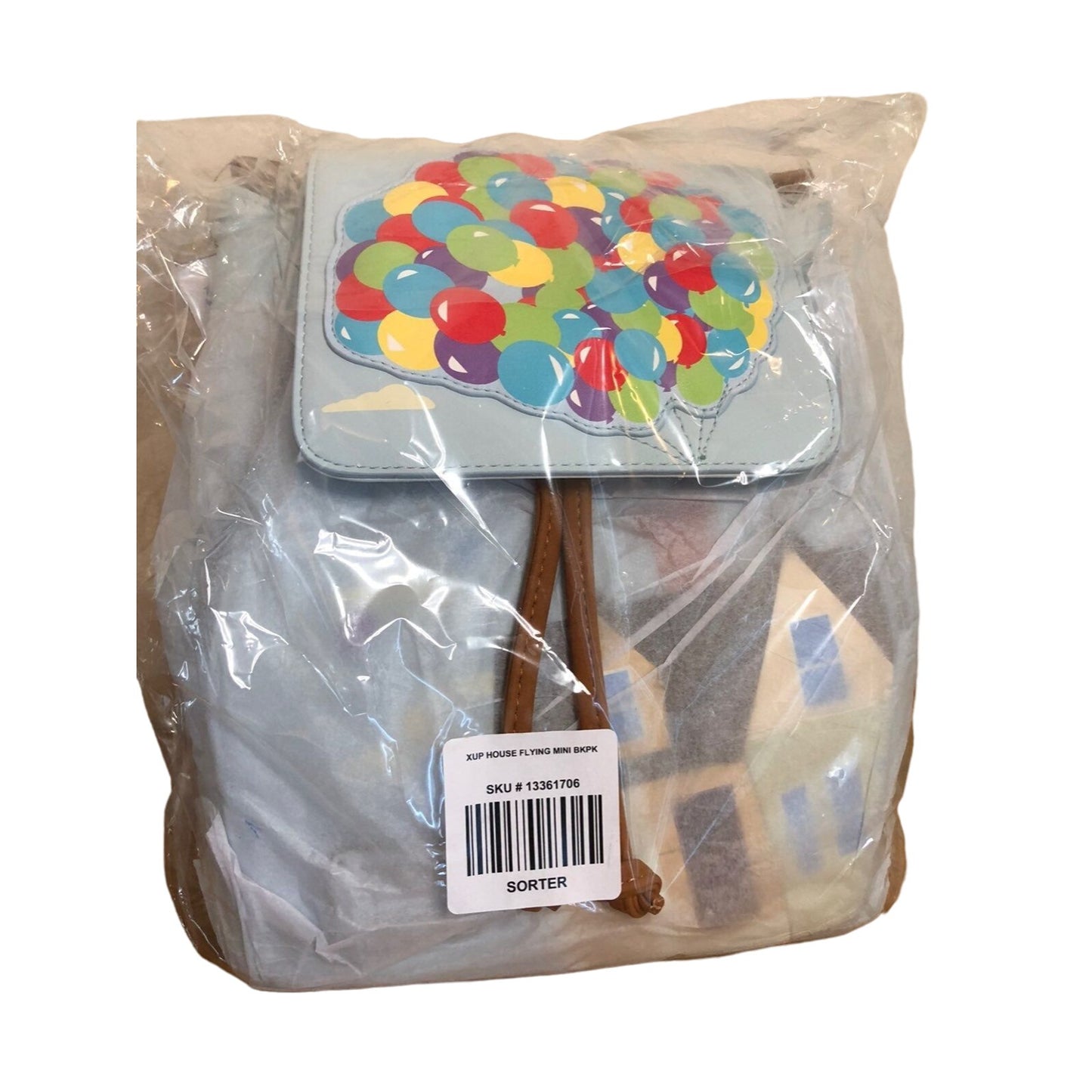 Disney Loungefly Pixar Up Balloon Flap Backpack Crossbody