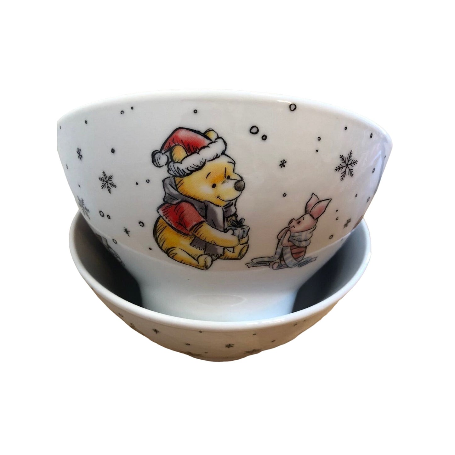 Disney Winnie the Pooh Christmas Bowls Set of 2