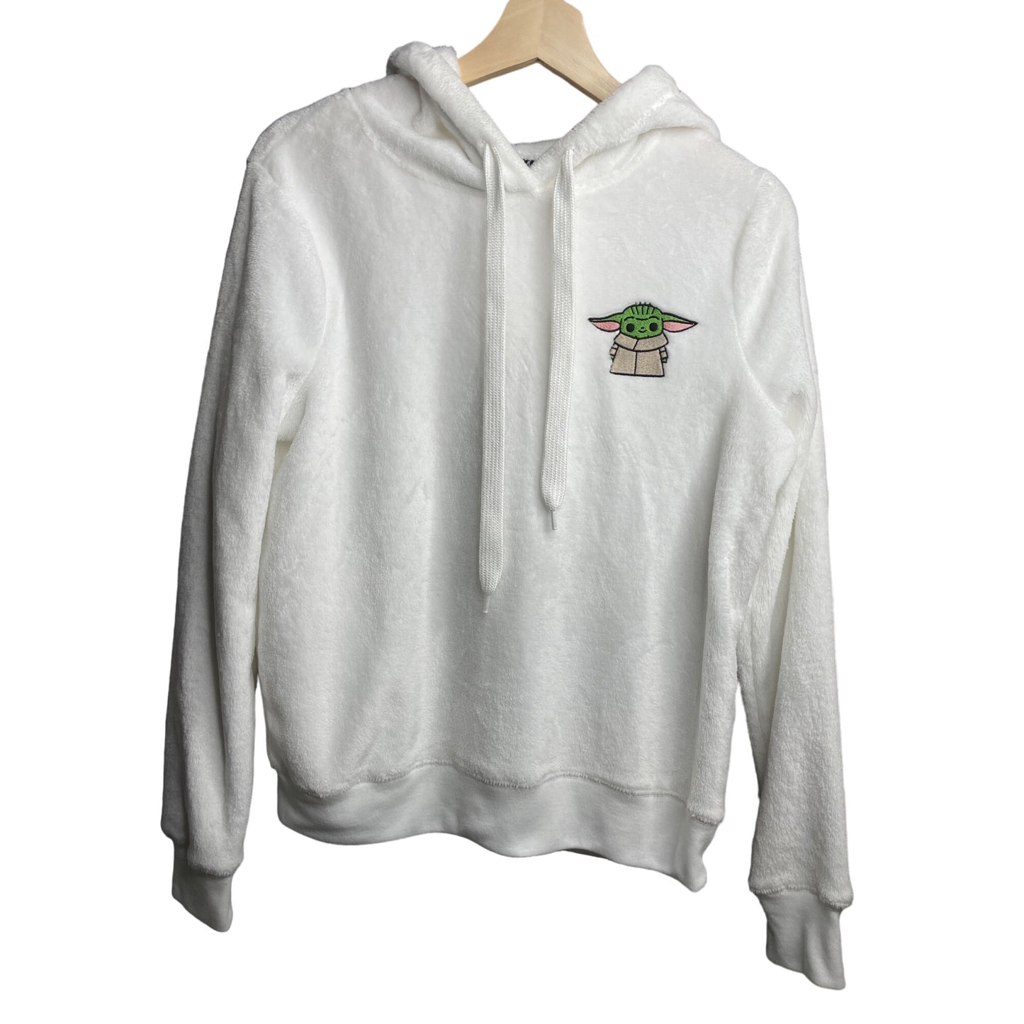 Star Wars Gogru Cropped Pull over Hooded Sweatshirt Women’s Medium