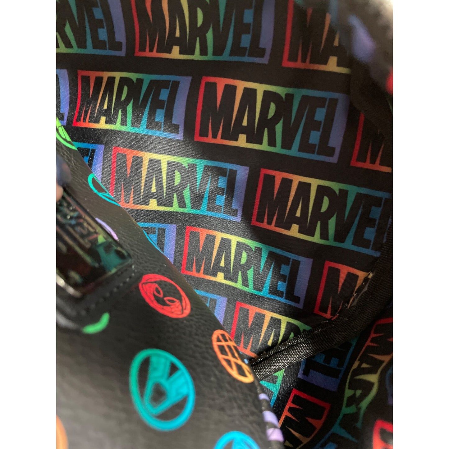 Disney Loungefly Marvel Pride Collection Backpack