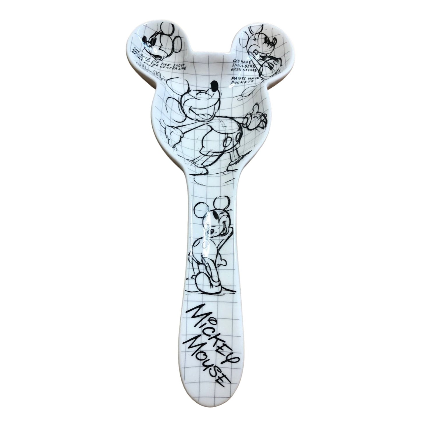 Mickey Mouse Sketch Spoon Rest