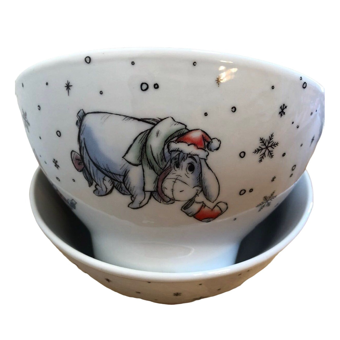 Disney Winnie the Pooh Christmas Bowls Set of 2