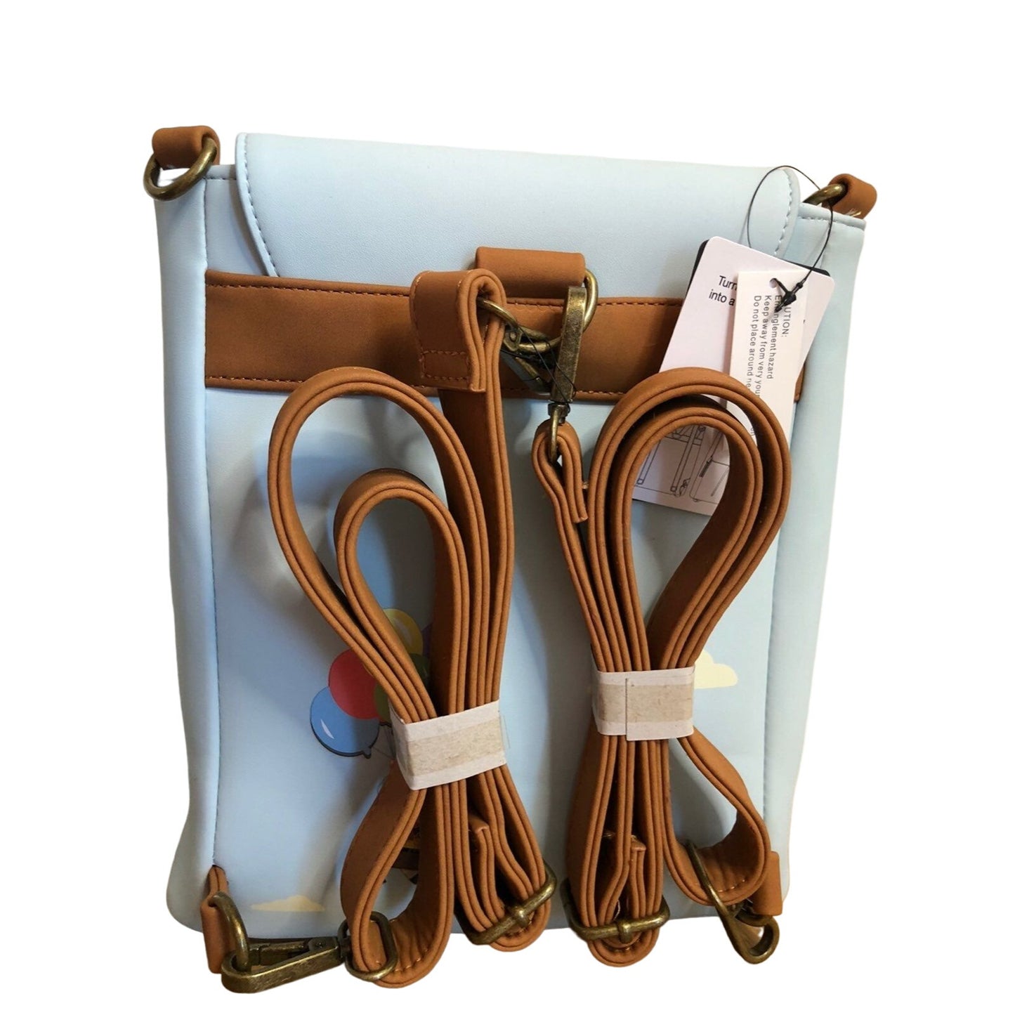 Disney Loungefly Pixar Up Balloon Flap Backpack Crossbody