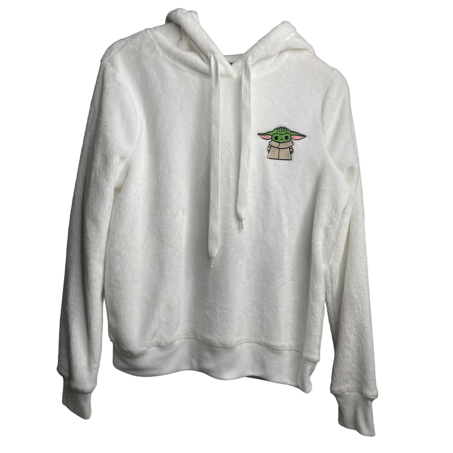 Star Wars Gogru Cropped Pull over Hooded Sweatshirt Women’s Medium